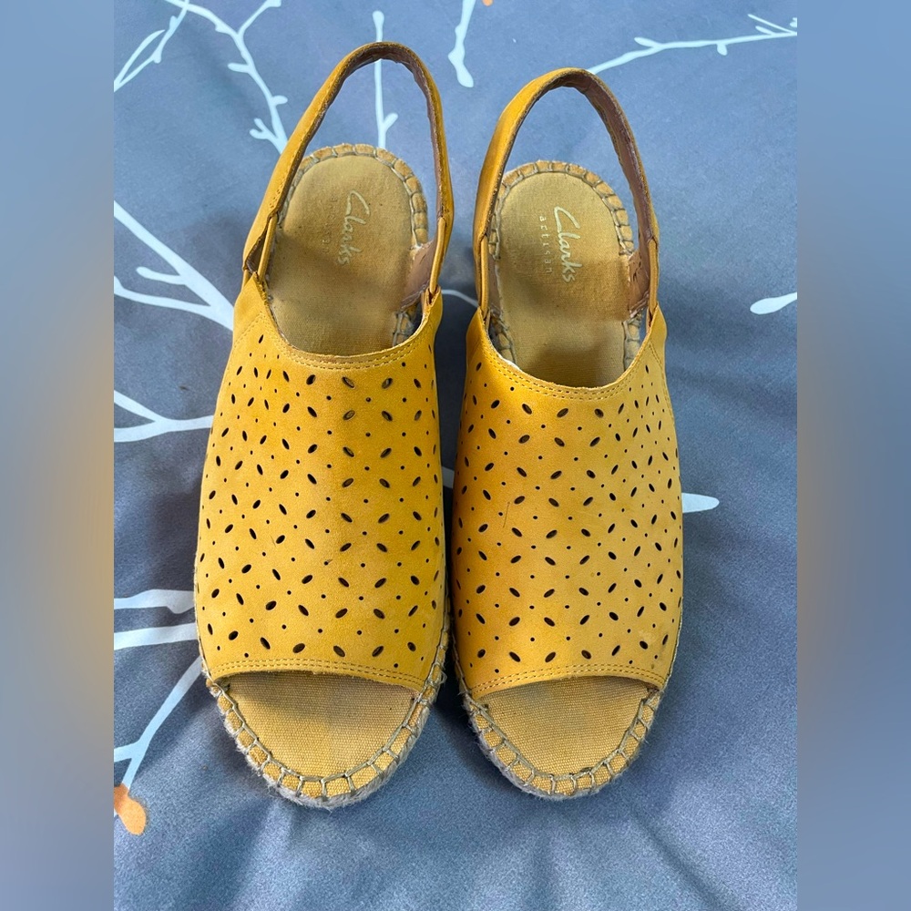 Clarks mule Espadrelle pump